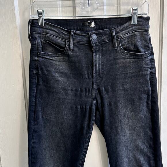 Mother The Rascal Ankle Snippet Jeans in Night Hawk - Picture 3 of 11